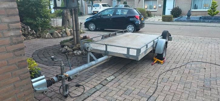 Autoambulance enkelas, 300x150cm ,1500kg prijs €900, Auto diversen, Aanhangers en Bagagewagens, Gebruikt, Ophalen