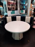 Vintage ronde eettafel, Ophalen, Zo goed als nieuw