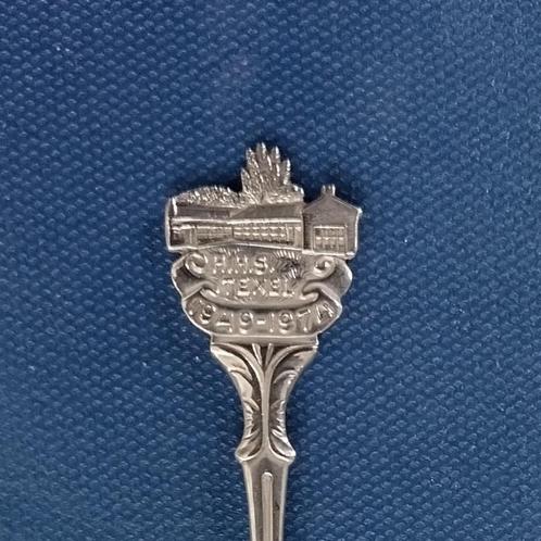 verzilverd lepeltje HHS Texel 1949-1974 (HH 90), Antiek en Kunst, Antiek | Bestek, Ophalen of Verzenden