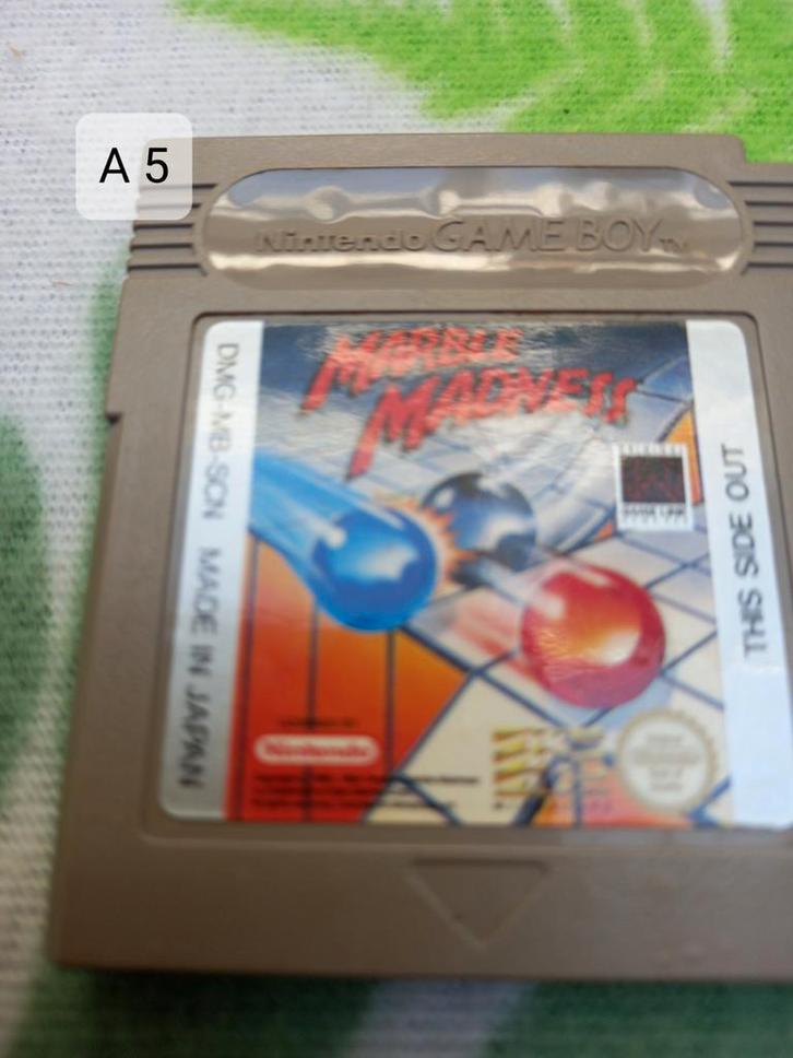 Gameboyspel A1 t/m A5.
Tengen Marble Madness., Spelcomputers en Games, Games | Nintendo Game Boy, Gebruikt, Avontuur en Actie