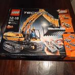 Lego 8043 rupskraan hydraulische graafmachine technic, Ophalen, Gebruikt, Complete set, Lego
