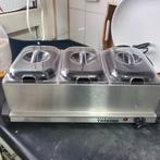 Elektrische warmhoudplaat met 3 bakken - Tristar, Ophalen of Verzenden