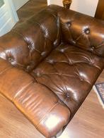 Chesterfield Bank & 2 Fauteuils - Prachtige Set!, Ophalen, Gebruikt, 150 tot 200 cm, Driepersoons