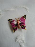 Metalen VLINDER broche van 3x4 cm, Overige materialen, Overige kleuren, Minder dan 4 cm, Ophalen of Verzenden