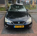 Seat Leon 1.8 TSI 132KW/180PK Dsg-7 2014 Zwart, 1227 kg, Zwart, 4 cilinders, Leder en Stof