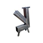 Rocket stove, snel en makkelijk buiten koken. Buitenkachel, Dieselstraat 8, Nieuw, Ophalen of Verzenden, Info@houtcomposietdiscount.nl