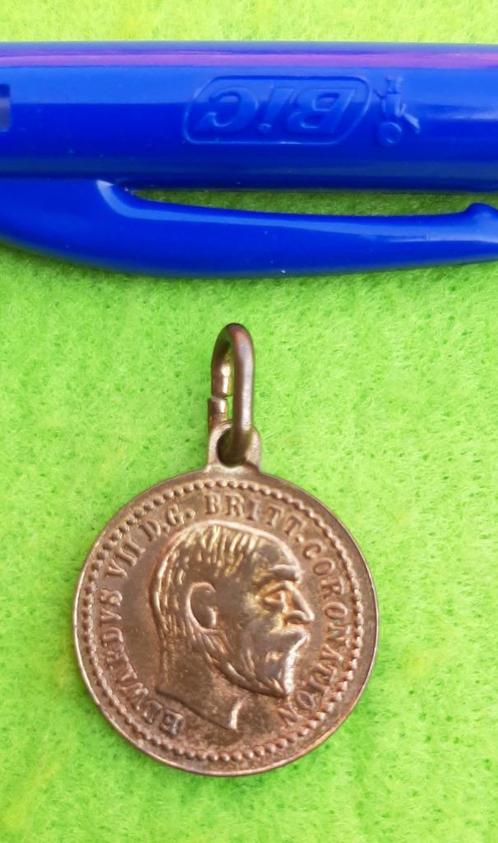 Britse kronings Penning Edward VII 1911 - United Kingdom UK, Postzegels en Munten, Penningen en Medailles, Overige materialen