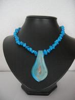 Ketting met glashanger, Nieuw, Overige materialen, Ophalen of Verzenden