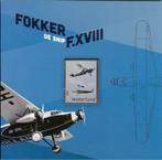 Carnet met zilveren zegel, Fokker De Snip F.XVIII, postfris, Postzegels en Munten, Postzegels | Nederland, Verzenden, Postfris