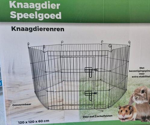 Buitenren, Dieren en Toebehoren, Knaagdieren en Konijnen | Hokken en Kooien, Zo goed als nieuw, Ren, Minder dan 60 cm, 110 cm of meer