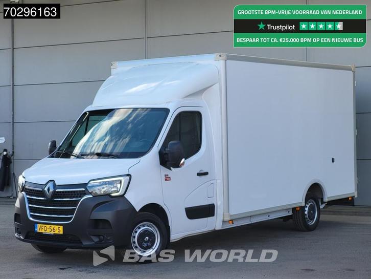 Renault Master 145PK Bakwagen Lowliner Navi LED Airco Cruise, Auto's, Bestelauto's, Bedrijf, Te koop, Achteruitrijcamera, Airconditioning