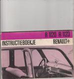 Handleiding Instructieboekje Renault R1120  R1123 R4  1966, Ophalen of Verzenden