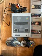 Super nintendo, Ophalen of Verzenden, Gebruikt, Met 2 controllers, Met games