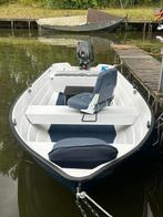Nette polyester visbootje, Watersport en Boten, Vis- en Consoleboten, Ophalen, Tot 10 pk, Zo goed als nieuw, 3 tot 6 meter