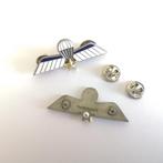 Miniatuur metalen parawing A (mariniers/luchtmobiel) gala, Ophalen of Verzenden, Landmacht, Nederland, Lintje, Medaille of Wings