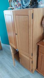 Een tijdloze licht eiken compacte buffetkast, Huis en Inrichting, Kasten | Buffetkasten, Ophalen, Eikenhout, 50 tot 100 cm, Tijdloos