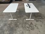 2 Bureaus 80x160, ook los tekoop, Ophalen, In hoogte verstelbaar, Gebruikt, Bureau