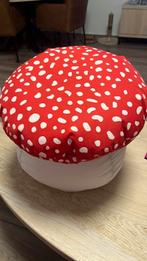 Poef paddenstoel van de Efteling, Ophalen of Verzenden, Zo goed als nieuw, Rond, Minder dan 50 cm