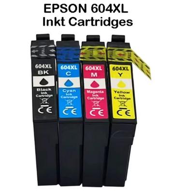 604XL Inkt Cartridge - Voor Epson Printer 604 XL - met Chip beschikbaar voor biedingen