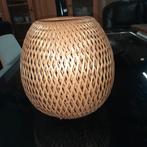Bamboe gevlochten lampenkap arsmi model, Huis en Inrichting, Lampen | Lampenkappen, Ophalen of Verzenden, Zo goed als nieuw, Rond