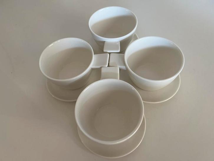 4 Fins Design Iittala Origo Kop en Schotel Alfredo Häberli, Huis en Inrichting, Keuken | Servies, Zo goed als nieuw, Kop(pen) en/of Schotel(s)