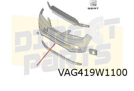 Seat e-Mii (7/19-) Voorbumper (te spuiten) Origineel! 1SL807, Auto-onderdelen, Carrosserie en Plaatwerk, Bumper, Seat, Voor, Nieuw