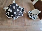 Aparte theepot met 2 kop en schotels van Bowls&Dishes, Huis en Inrichting, Keuken | Servies, Ophalen