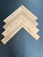 Eiken houten visgraat vloer xxl 15x75 €42,5 per m2 inc btw, Parket, Nieuw, Ophalen of Verzenden, 10 tot 30 cm