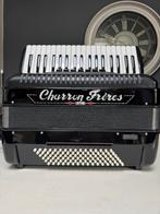 Churron Frères Accordeon, Muziek en Instrumenten, Toetsaccordeon, Zo goed als nieuw, 96-bas, Met riemen