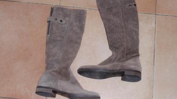 zgan Dameslaarzen mt 39 lavorazione Artgiana suede laars  beschikbaar voor biedingen