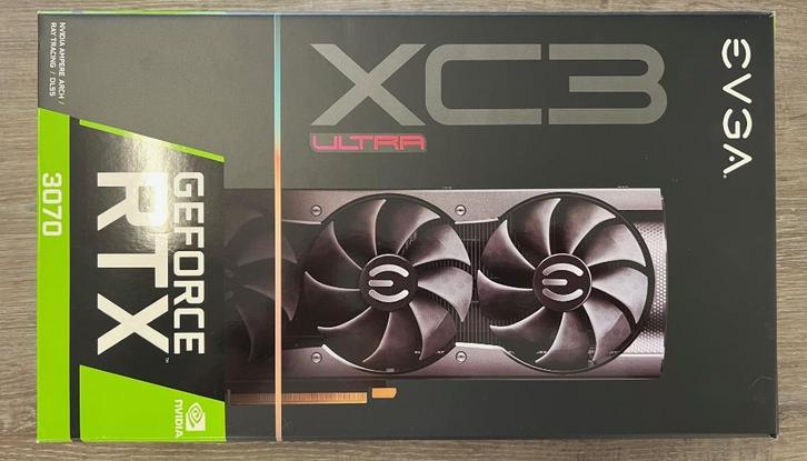 NVIDIA EVGA RTX 3070 XC3 ULTRA 8GB, Computers en Software, Videokaarten, Zo goed als nieuw, Nvidia, PCI-Express 4.0, GDDR6, HDMI