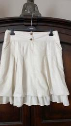 Rok roomwit Linnen Maat 44 TRANSFER, Kleding | Dames, Ophalen, Wit, Maat 42/44 (L), Zo goed als nieuw