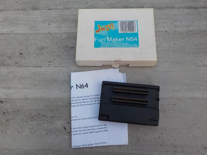 Nintendo 64 converter import games adapter Fun Maker N64, Spelcomputers en Games, Games | Nintendo 64, Nieuw, Overige genres, 1 speler