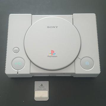 Sony PlayStation 1 (PS1) + 2 Controllers + 3 Spellen  beschikbaar voor biedingen