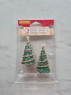 Lemax Kerstbomen versierd miniatuur 2 stuks nieuw, Ophalen of Verzenden, Zo goed als nieuw