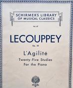Lecouppey. Twenty-five Studies for the Piano., Gebruikt, Klassiek, Les of Cursus, Ophalen of Verzenden