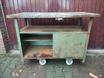 Werkbank werkplaats klein werkbankje project industrieel, Ophalen, Gebruikt
