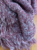 Donkerrood/grijs sjaal - 62x190cm, Kleding | Dames, Mutsen, Sjaals en Handschoenen, Bernardino, Ophalen of Verzenden, Nieuw, Sjaal