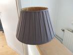 Lampenkap bruin stof gepliseerd, Bruin, Rond, Ophalen of Verzenden, Zo goed als nieuw