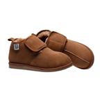 Vacht Pantoffels -Sloffen Klittenband Sluiting maat 37 tm 46, Bruin, Nieuw, Ophalen of Verzenden, LuLu wonen