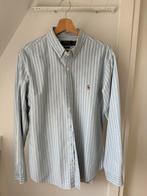 Ralph Lauren, overhemd maat L, Kleding | Heren, Ophalen of Verzenden, Zo goed als nieuw, Blauw, Halswijdte 41/42 (L)