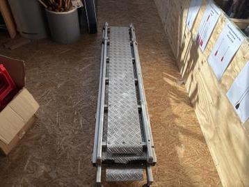 Aluminium loopplank uitschuifbaar beschikbaar voor biedingen