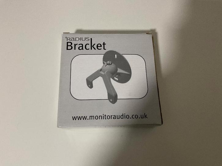 Monitor Audio Radius ophang beugel, Audio, Tv en Foto, Luidsprekers, Gebruikt, Front, Rear of Stereo speakers, 120 watt of meer