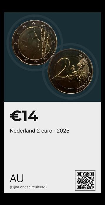 Zeldzame 2 Euro Munt - Lage Oplage! beschikbaar voor biedingen