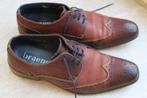 Braend Nette Leren Herenschoenen mt 44, Bruin, Braend, Ophalen of Verzenden, Zo goed als nieuw