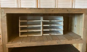 Steigerhouten toonbank houten balie houten bar werkbank beschikbaar voor biedingen