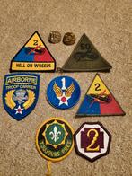 us army/airforce emblemen, Verzamelen, Ophalen of Verzenden, Landmacht, Amerika, Embleem of Badge