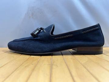 Zara man, maat 45 donker blauw suède loafers beschikbaar voor biedingen