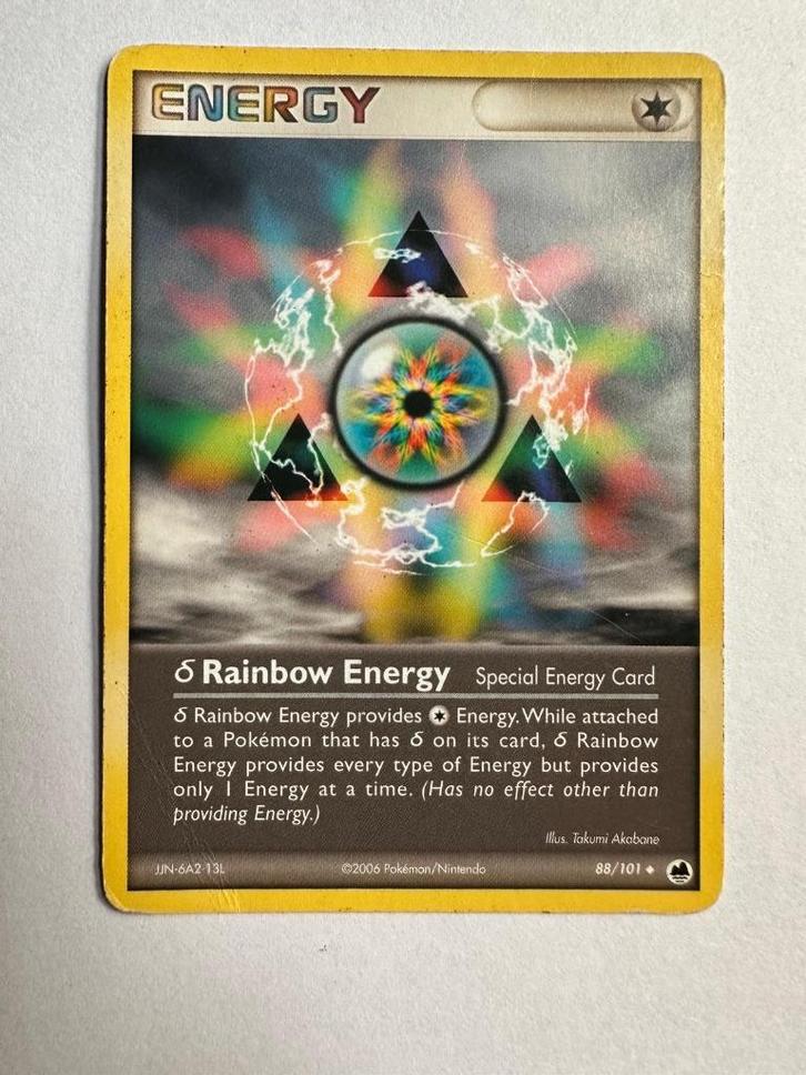 Rainbow Energy (Delta) – 88/101 – EX Dragon Frontiers, Hobby en Vrije tijd, Verzamelkaartspellen | Pokémon, Gebruikt, Losse kaart