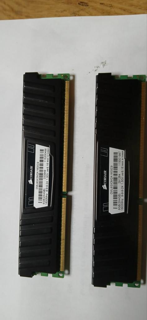 2 X 8GB DDR3 Corsair Vengeance LPX Geheugen, Computers en Software, RAM geheugen, Zo goed als nieuw, Desktop, 8 GB, DDR3, Ophalen of Verzenden